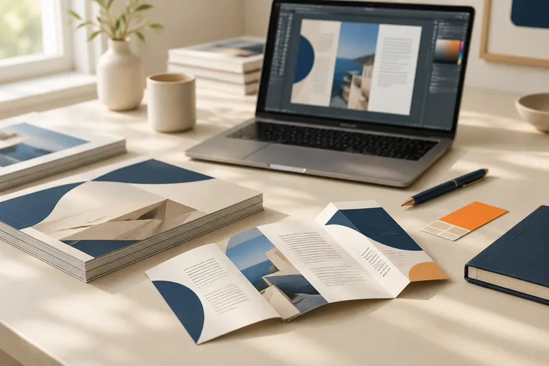 Multilingual desktop publishing of brochures