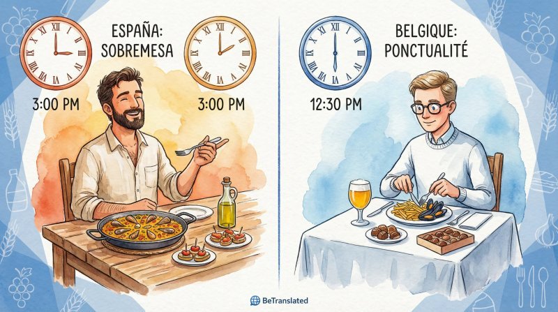 sobremesa ponctualidad Cultura