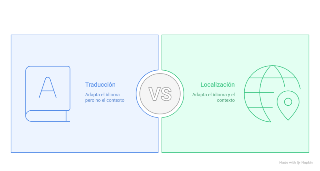 Diferencia entre traduccion y localizacion de contenidos visual selection Contenidos web y SEO