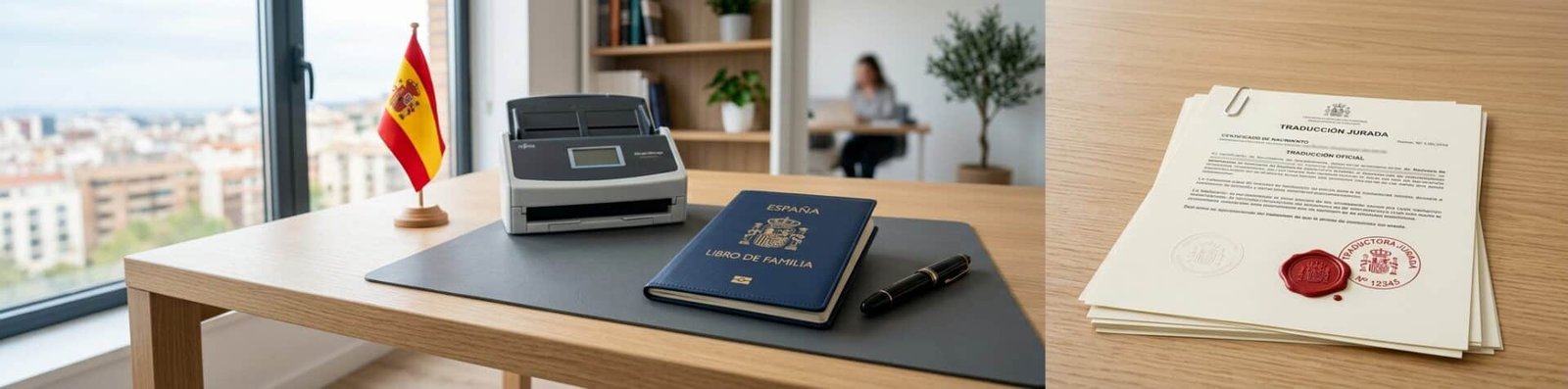 Servicios de traducción de libro de familia