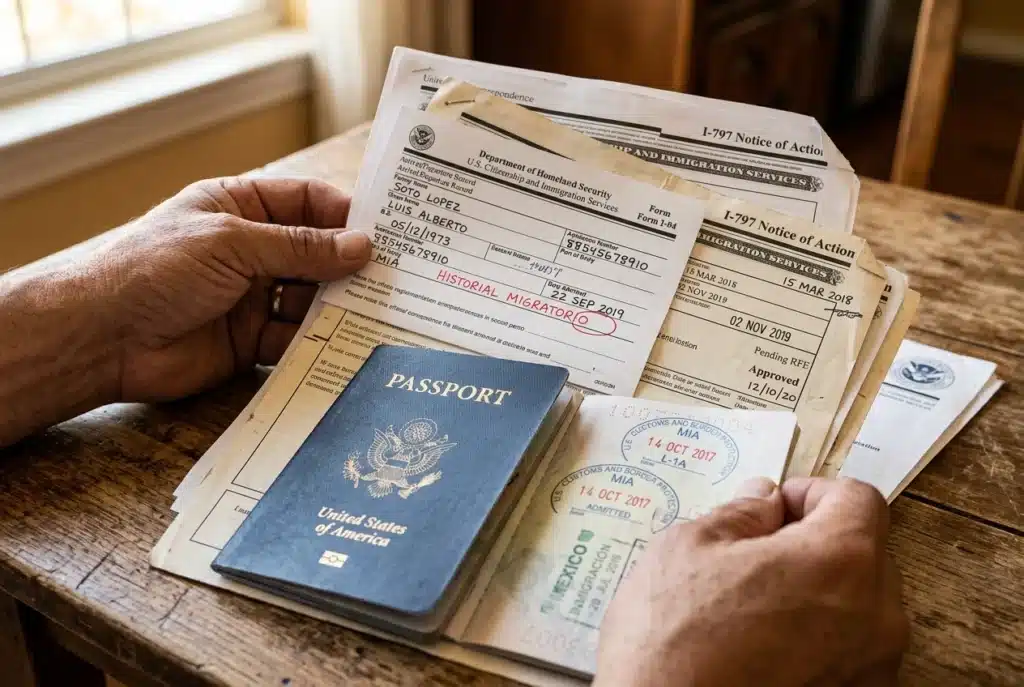historial migratorio